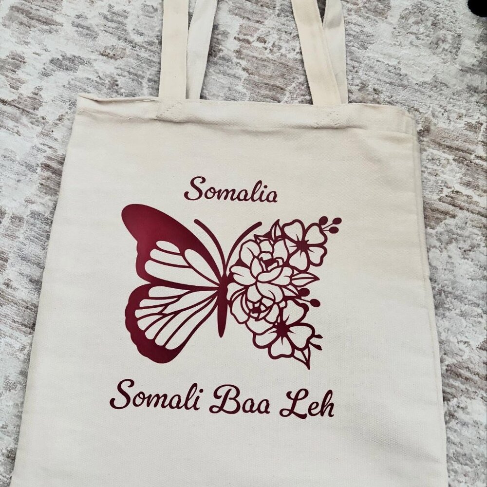 Butterfly & Floral Somali Pride Design